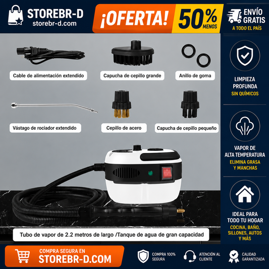 Máquina Limpiadora a Vapor de Alta Presión
