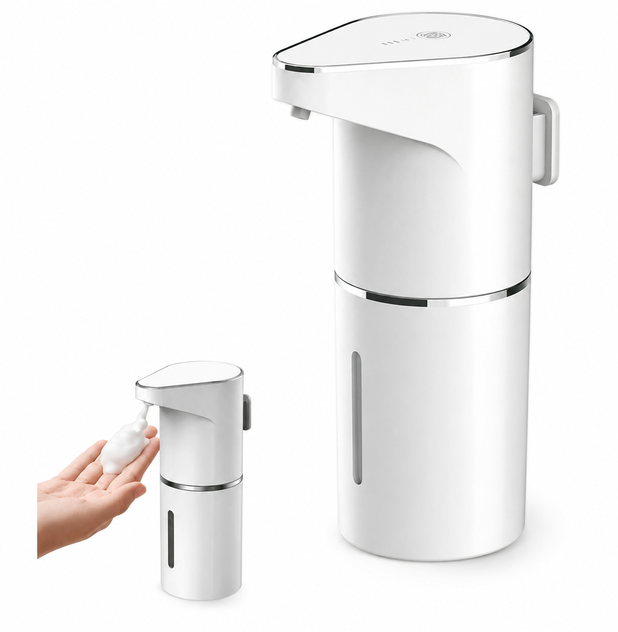 Dispensador Automático de Jabón con Sensor — Sin Contacto, Recargable USB-C