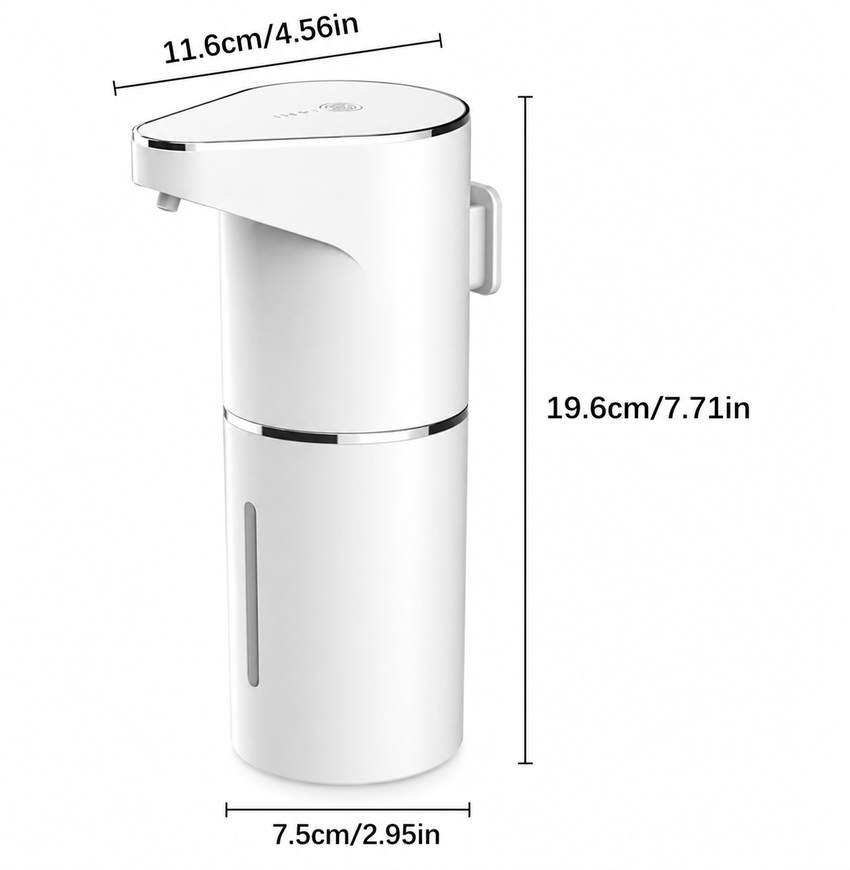 Dispensador Automático de Jabón con Sensor — Sin Contacto, Recargable USB-C