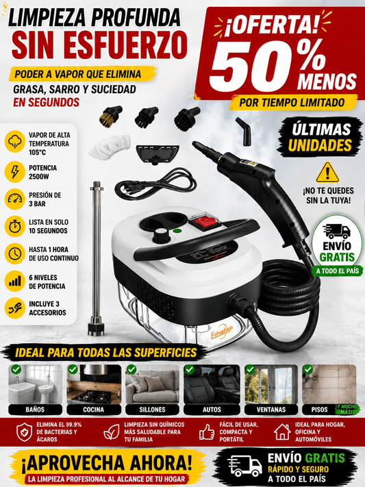 Máquina Limpiadora a Vapor de Alta Presión
