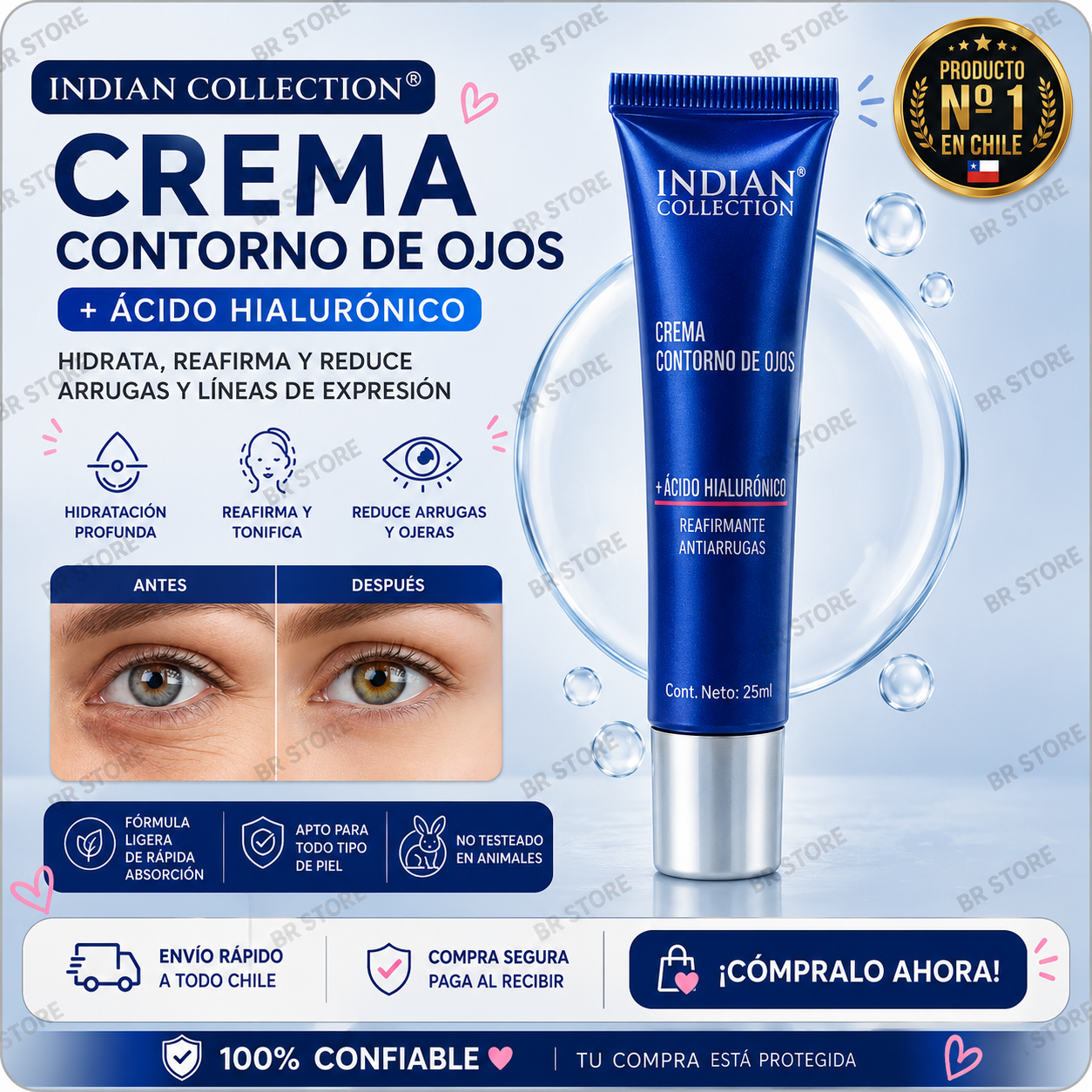CREMA ANTIOJERAS INDIAN COLLECTION 25ML 🧴