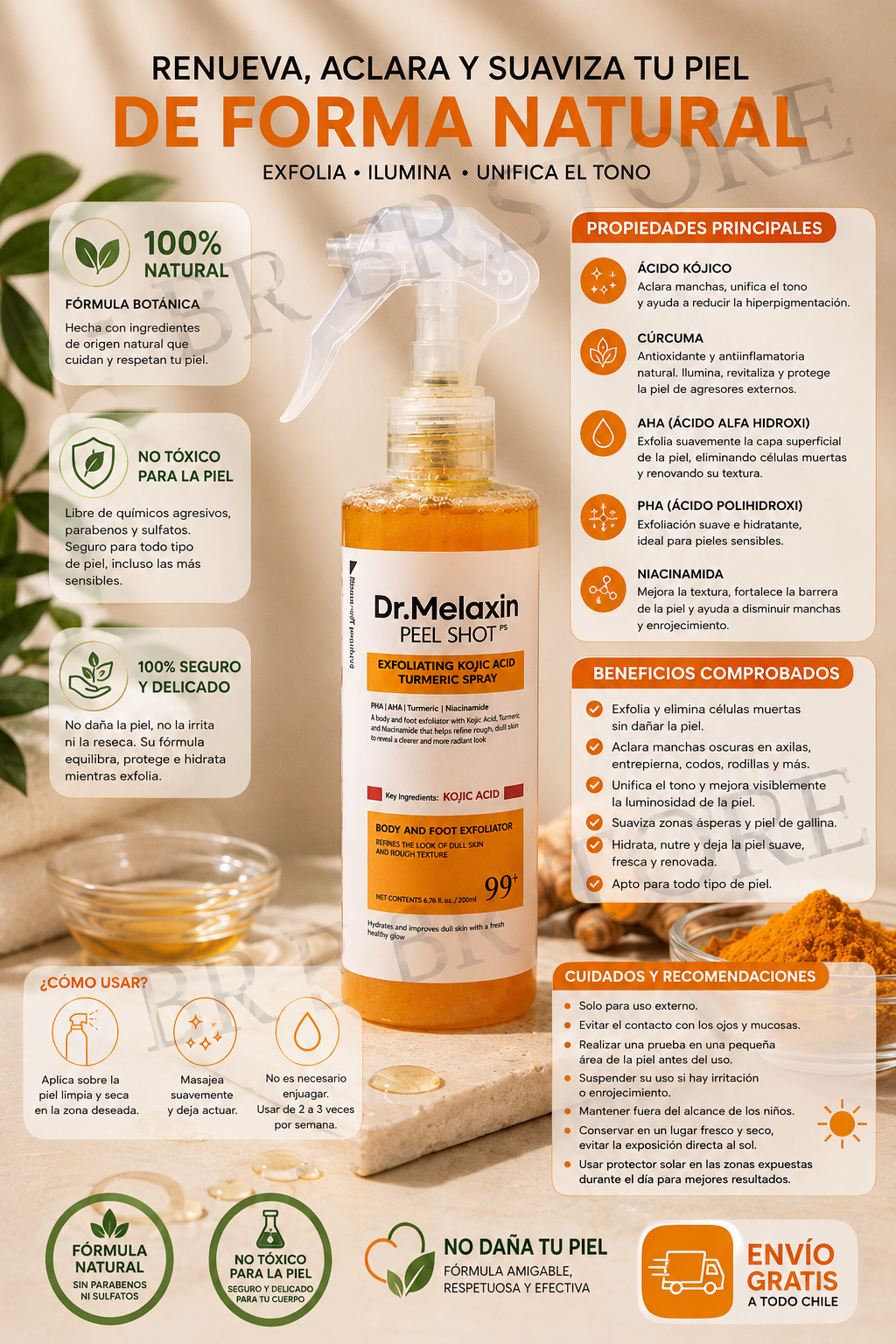 Dr. Melaxin Peel Shot® | Exfoliación Avanzada para una Piel Más Suave, Uniforme y Radiante.